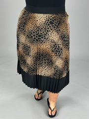 SALE!! BT-A M-109 "ALFANI" {Animal Instinct}  Leopard Skirt Retail $89.50!!PLUS SIZE 0X 1X 2X 3X