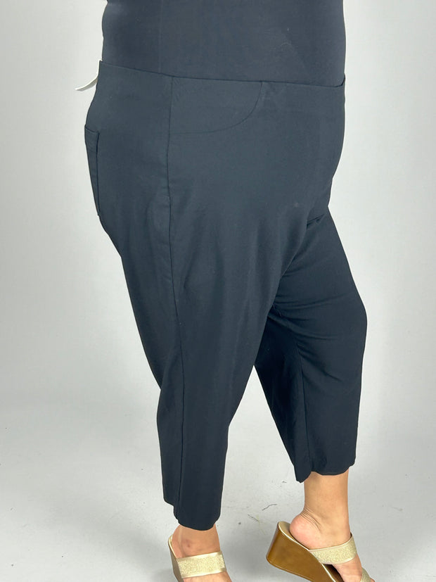 SALE!! BT-99 M-109 {Style & Co} Deep Black Comfort Waist Capri