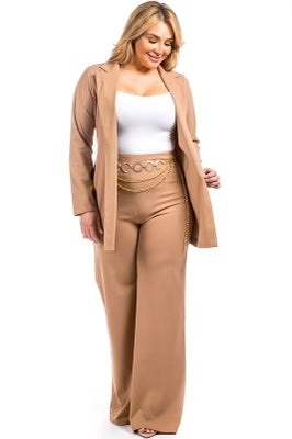 51 OT {Stylish Collab} Taupe Cardigan PLUS SIZE 1X 2X 3X