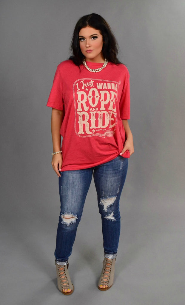 SALE!! GT-A I Just Wanna Rope And Ride T-Shirt