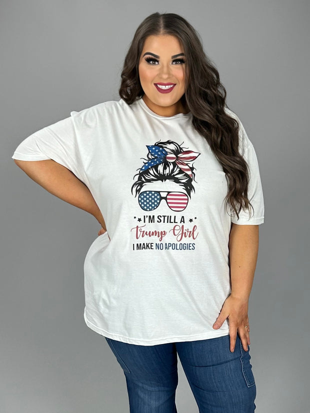 SALE!! GT {Trump Girl} Ivory Graphic Tee