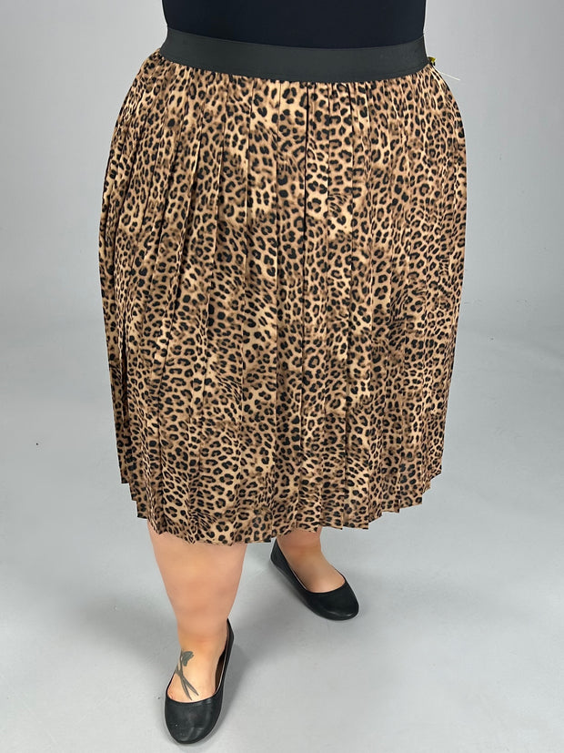 SALE!! BT-A  M-109 "CHARTER CLUB" Leopard Skirt RETAIL $99.50!! PLUS SIZE 1X 2X 3X