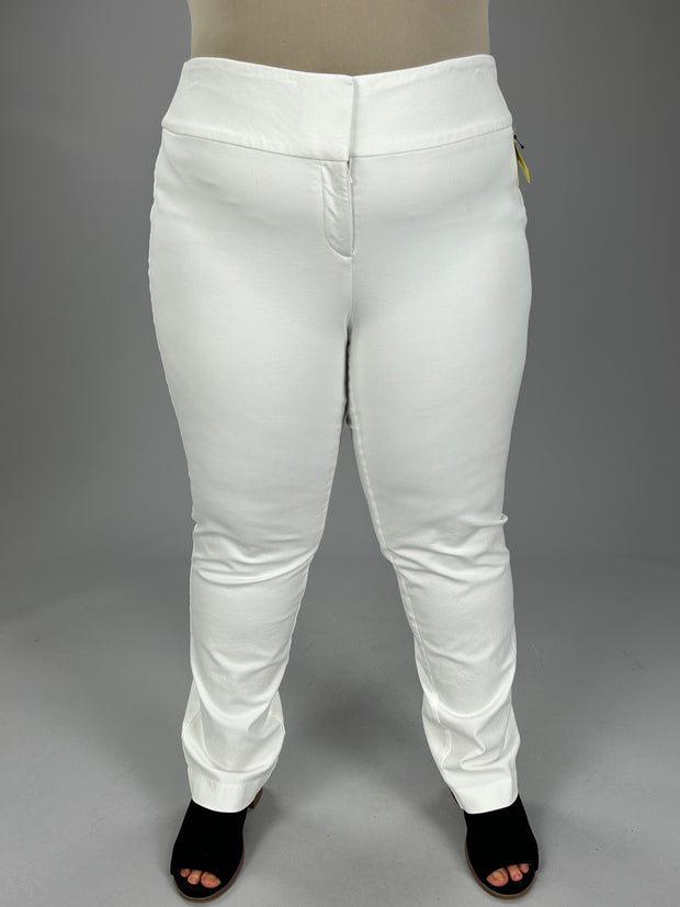 SALE!! BT  M-109  {Alfani} Ivory Stretch Pants