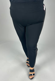 SALE!! BT {TRUTH} Black Pants with Gold Rivets