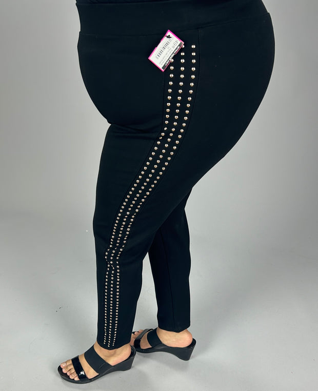 SALE!! BT {TRUTH} Black Pants with Gold Rivets