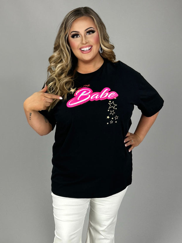 SALE!! 52 GT {Not Your Babe} Black Graphic Tee PLUS SIZE 1X 2X 3X