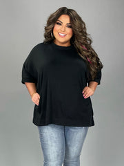 SALE!! 18 SSS-Z {Free Forever} Black Oversized Top PLUS SIZE 1X/2X  2X/3X