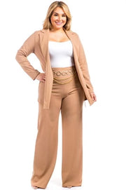 51 OT {Stylish Collab} Taupe Cardigan PLUS SIZE 1X 2X 3X