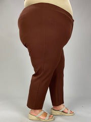 SALE!! BT-R  M-109 {Alfani} Dark Fudge Plus Size Ankle Pants  RETAILS $79.50 EXTENDED PLUS SIZE 24W 26W 28W