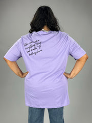 SALE!! 35 GT-G {powHerful} Lavender Graphic Tee PLUS SIZE 3X