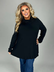 16 SLS-P {Love Me Still} Black Top With Face Mask  PLUS SIZE XL 2X 3X