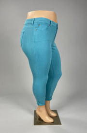 SALE! BT-A  M-109  {Celebrity Pink} Blue Skinny Ankle Jeans