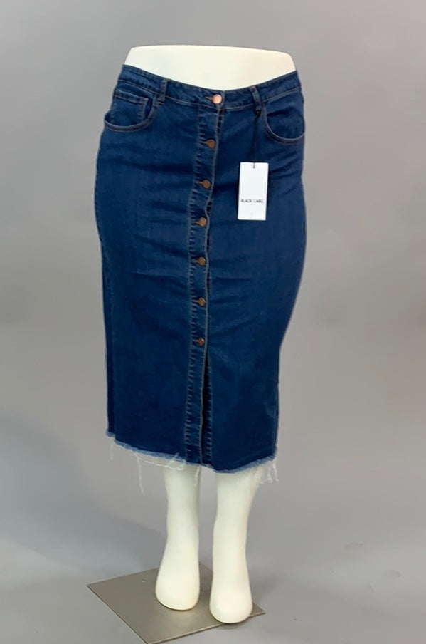 BT-C {Watch Me Go} Demin Jean Skirt PLUS SIZE XL 2X 3X