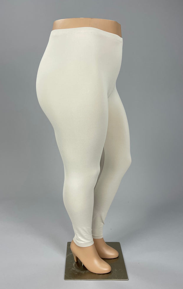 BT-99 {Bend My Way}  Sand Beige "Butter Soft" Leggings PLUS SIZE 1X 2X 3X