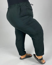 BT-B {B Famous} Black Airflow Jogger Pants PLUS SIZE 3X