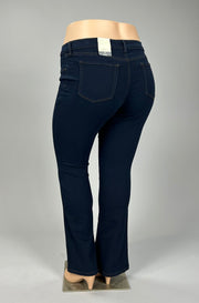 SALE! BT-C  M-109   {Style & Co} Dark Navy Bootcut Jeans Retail $49.00 PLUS SIZE 16W 18W