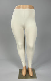 BT-99 {Bend My Way}  Sand Beige "Butter Soft" Leggings PLUS SIZE 1X 2X 3X