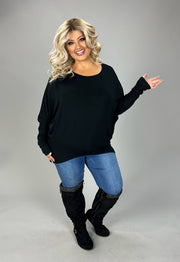 92 SLS {Change The Rules} Black Scoop Neck Top PLUS SIZE XL 2X 3X