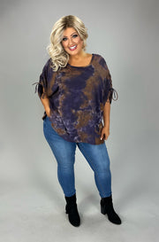 SALE!!  95 PSS-G {Leaves Fall} UMGEE Tie Dye Top PLUS SIZE XL 1X 2X