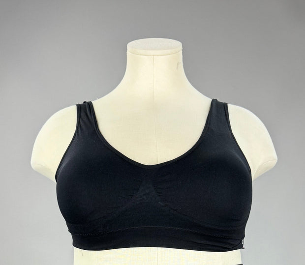 BRALETTE {Seize The Day} Black Athletic Bralette CW EXTENDED PLUS SIZE 3X 4X