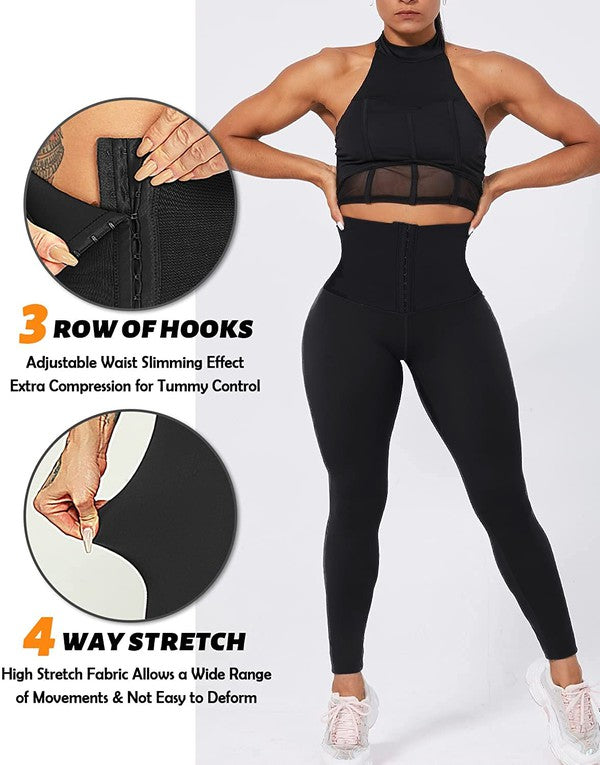 LEG 31 {Shape It Up} Black Tummy Control Capri Leggings PLUS SIZE 1X 2X 3X