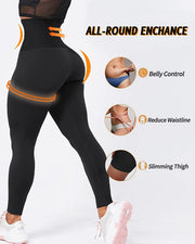 LEG 31 {Shape It Up} Black Tummy Control Capri Leggings PLUS SIZE 1X 2X 3X