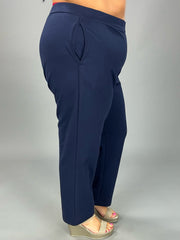 SALE!! BT-99  M-109  {Monterey Bay} Navy Knit Pants PLUS SIZE PXL