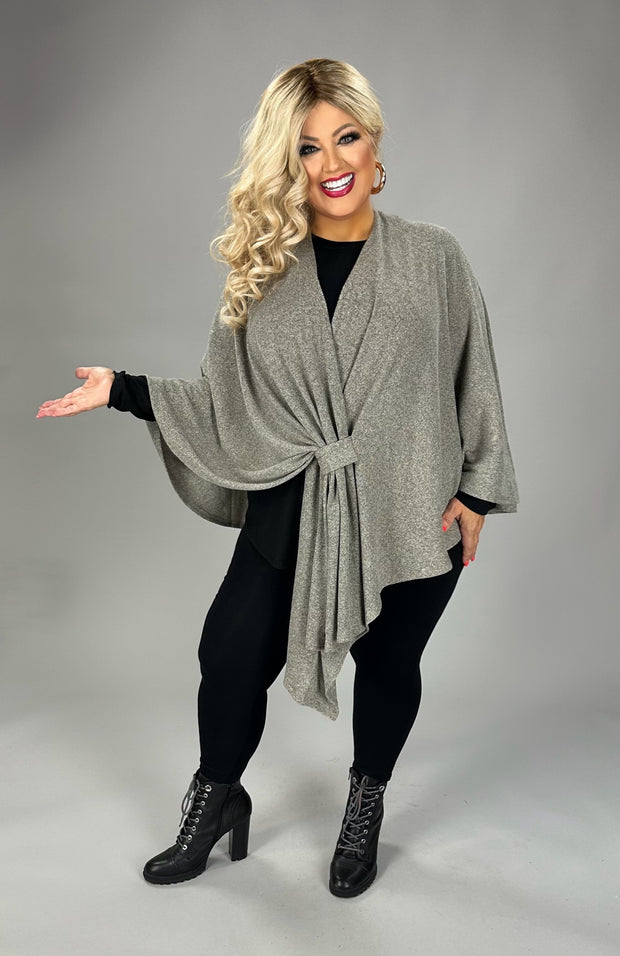 47 OT {A Loving Spirit} Oatmeal Shawl PLUS SIZE 3X