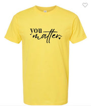 SALE!! 34 GT-E {You Matter} Yellow Graphic Tee PLUS SIZE 3X