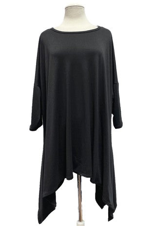 27 SQ {Change Your Mind} Black Asymmetrical Top EXTENDED PLUS SIZE 3X 4X 5X