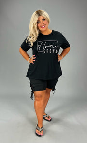 SALE!! 32 GT-D {Home Grown} Black Graphic Tee PLUS SIZE 3X