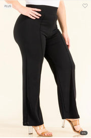 SALE!! BT-Z {Pretty Views}  Black Front Seam Pants CURVY BRAND!!! EXTENDED PLUS SIZE XL 2X 3X 4X 5X 6X (True To Size)