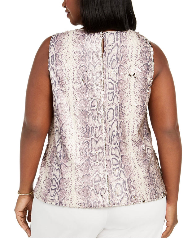 SALE!! SV-A/M-109 {INC} Flippy Sequin Embossed Top Retail $89.50!