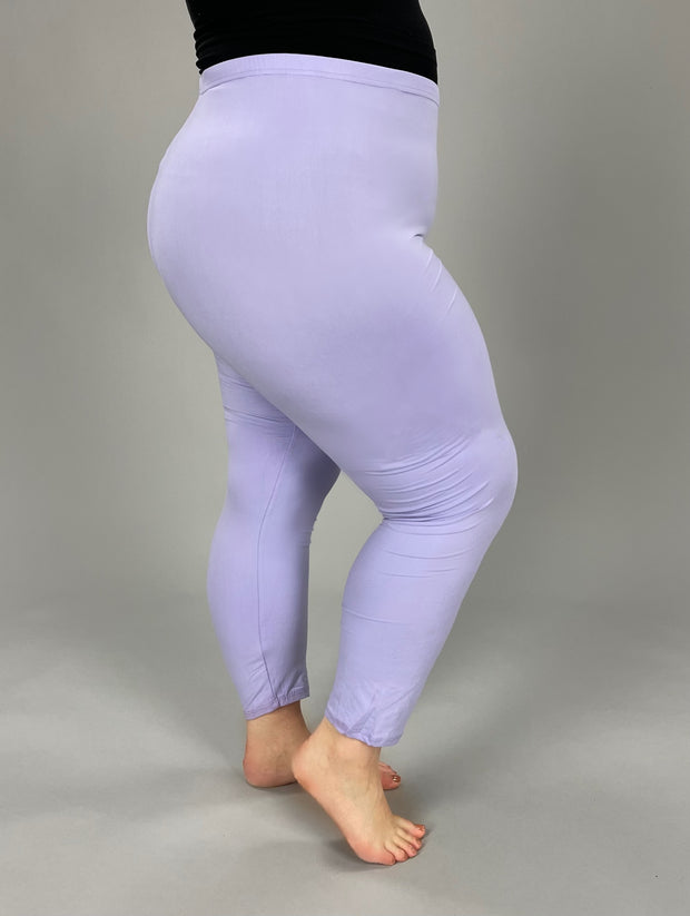 LEG-1  {Simplifying Life} Lilac Buttersoft Capri Leggings  EXTENDED PLUS SIZE 3X/5X