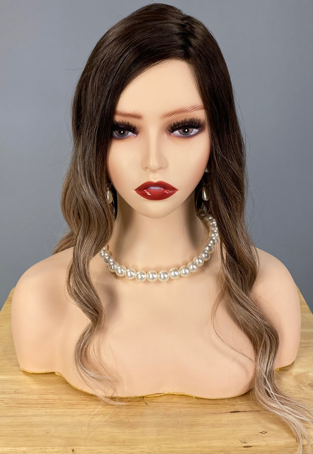 SALE!! "Maxwella 22" (Peach Bellini) BALAYAGE Belle Tress Luxury Wig