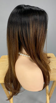 SALE!! "Dolce & Dolce 23" (Cinnamon Ginger) BALAYAGE BELLE TRESS Luxury Wig