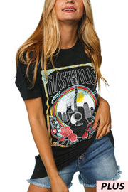 SALE!! 57 GT {Nashville Tennessee} Black Graphic Tee PLUS SIZE 1X 2X 3X