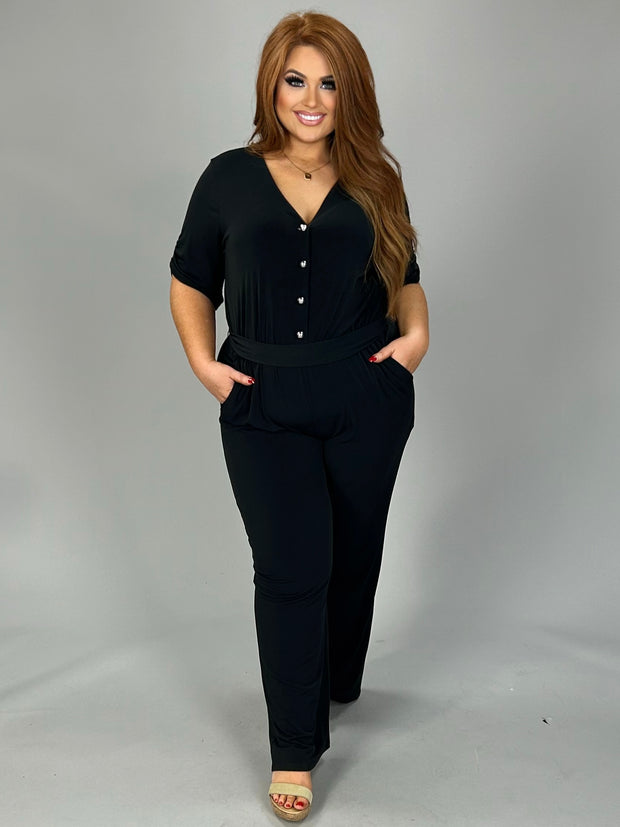 SALE!! RP-A  M-109  {Michael Kors} Black Jumpsuit