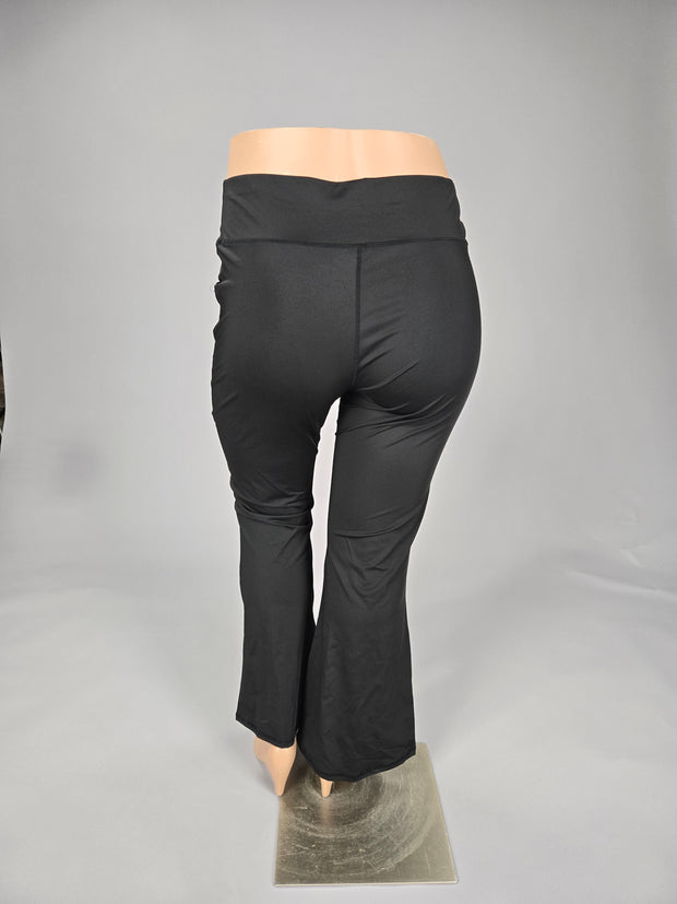 BT {All The Way} Black Athletic Pants W/Side Pocket CW EXTENDED PLUS SIZE 5X