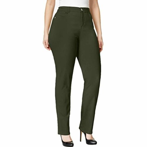 SALE!! BT-99 M-109 {Style & Co} Olive Tummy Control Slim Leg Pants