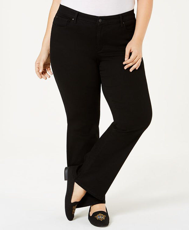 SALE!! BT-L  M-109   {Charter Club} Black BootcutJeans Retail $69.50 PLUS SIZE 18W