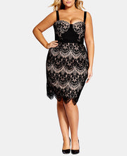 SALE!! SV-A  M-109   {City Chic} Black Lace Dress  Retail $ 169.00 PLUS SIZE 16W