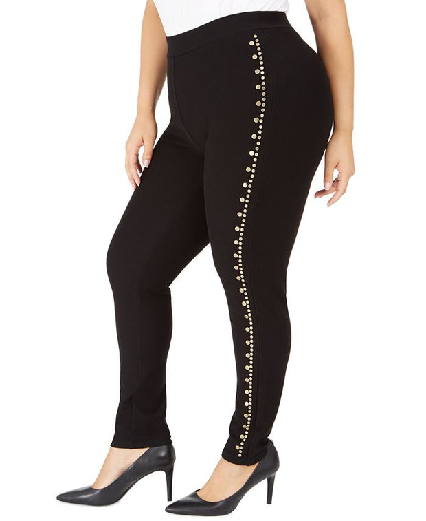 SALE!! BT-C  M-109   {Michael Kors} Black Leggings  Retail $135.00 PLUS SIZE 1X