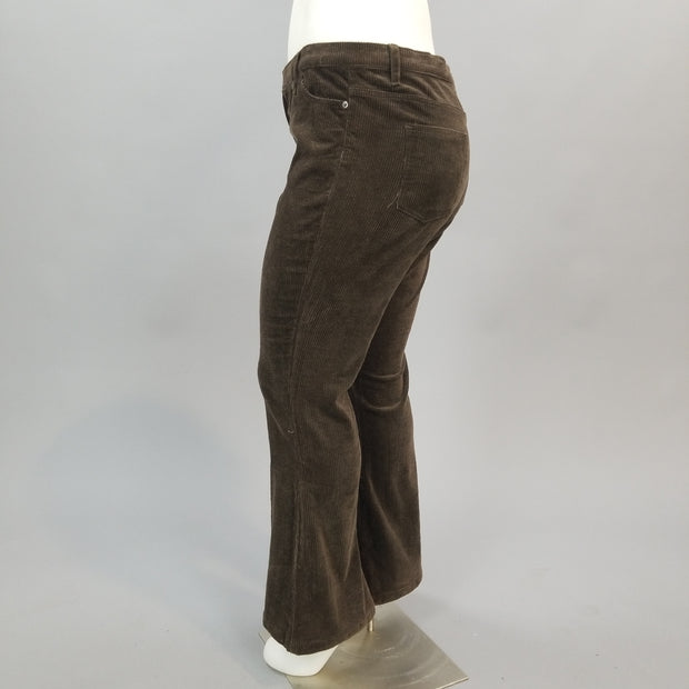 SALE!!  BT-R {The Choice Is Yours} UMGEE!! Brown Corduroy Bell-Bottom Pants PLUS SIZE