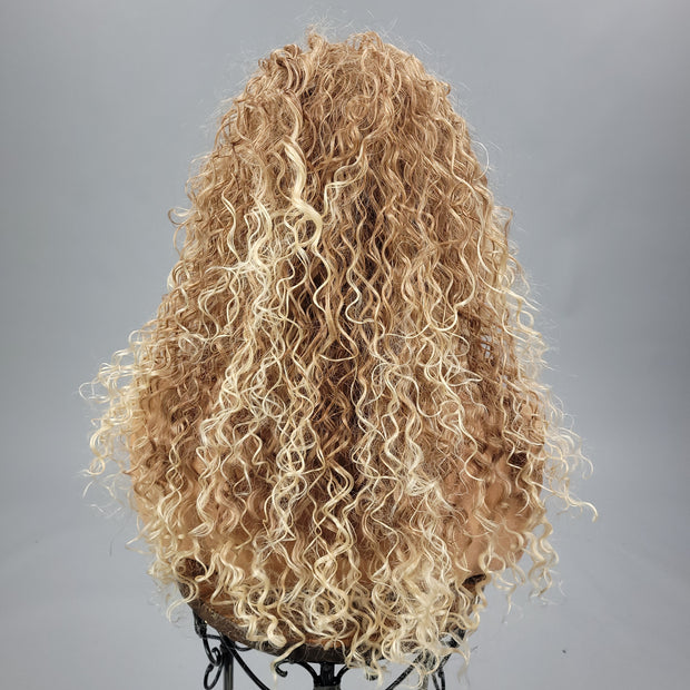 {Ramona} Dark & Light Blonde Blend Spiral Curl Wig