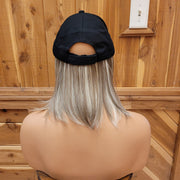 {Allison} Honey & Bleach Blonde Blend Baseball Cap Wig