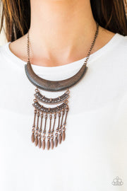 PAPARAZZI (172) {Eastern Express} Necklace & Earrings