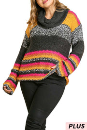 SALE!! CP-P {Inside Edition} "UMGEE" Knit Cowl Neck Sweater