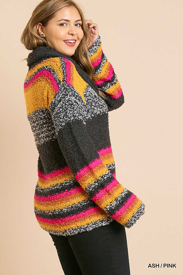 SALE!! CP-P {Inside Edition} "UMGEE" Knit Cowl Neck Sweater