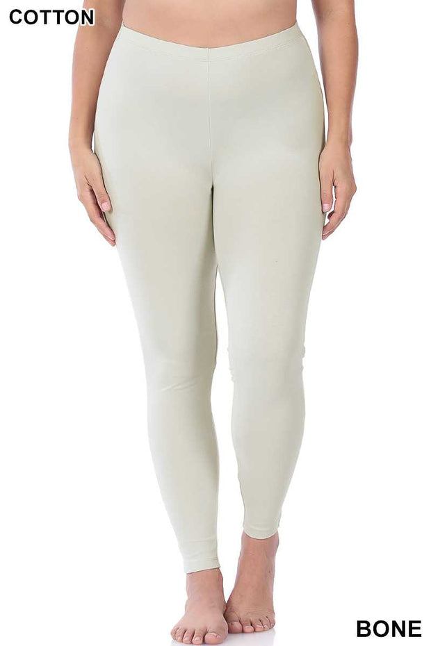 SALE!! BT-99 {Ridiculously Comfortable} OFF-WHITE Leggings PLUS SIZE 1X 2X 3X